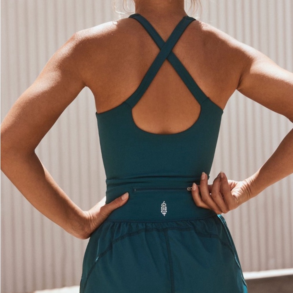 FP movement by free people, NWT RIGHTEOUS RUNSIE, small, color: spruced up